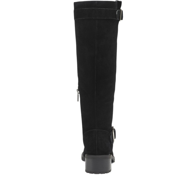 Sole Society Jarret Knee High Black Suede Boots Size 8.5 Boot - Picture 3 of 13